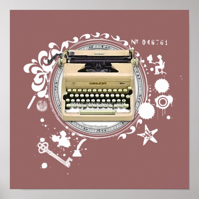 Poster Alchimie de l'écriture (Devant)