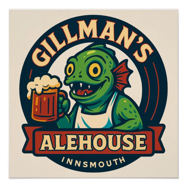 Poster Alehouse de Gillman - Tapro la plus amicale d'Inns (Devant)