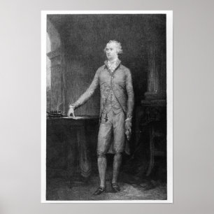 Poster Alexander Hamilton, après la peinture de 1792