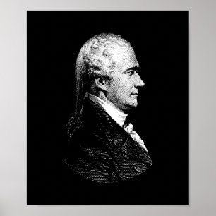 Poster Alexander Hamilton Portrait