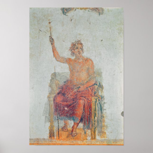 Poster Alexander the Great, possibly as Zeus (Devant)
