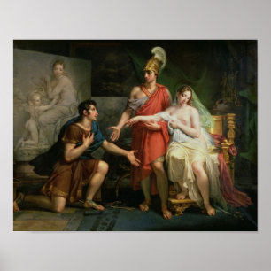 Poster Alexandre les Grands Mains sur Campaspe