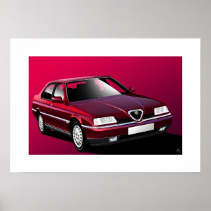 Poster Alfa Romeo 164