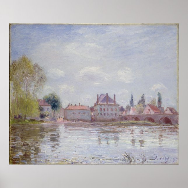 Poster Alfred Sisley | Le pont de Moret-sur-Loing (Devant)