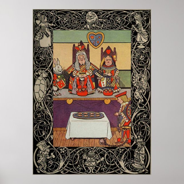 Poster Alice Au Pays Des Merveilles (Devant)