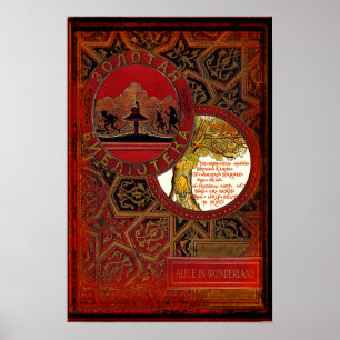 Poster Alice Au Pays Des Merveilles Avec Le Chat Cheshire