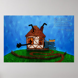 Poster Alice au pays des merveilles - La maison du lapin