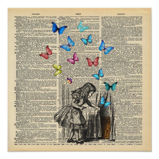 Poster Alice Au Pays Des Merveilles - Laissons Commencer  (Devant)