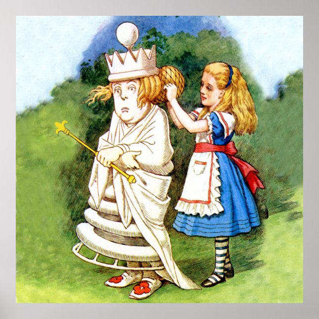 Poster Alice et la reine blanche au pays des merveilles (Devant)
