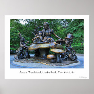 Poster Alice in Wonderland - Central Park NYC
