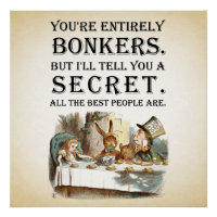 Alice In Wonderland - Tea Party - Vous êtes entièr