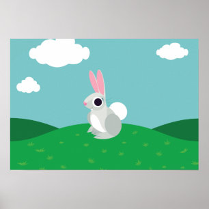 Poster Alice le lapin