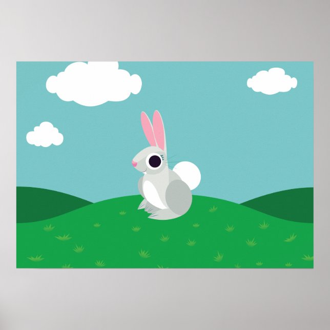 Poster Alice le lapin (Devant)