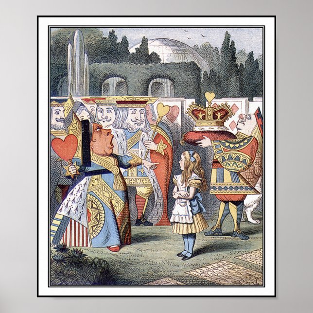 Poster : Alice rencontre la Reine des Coeurs (Devant)