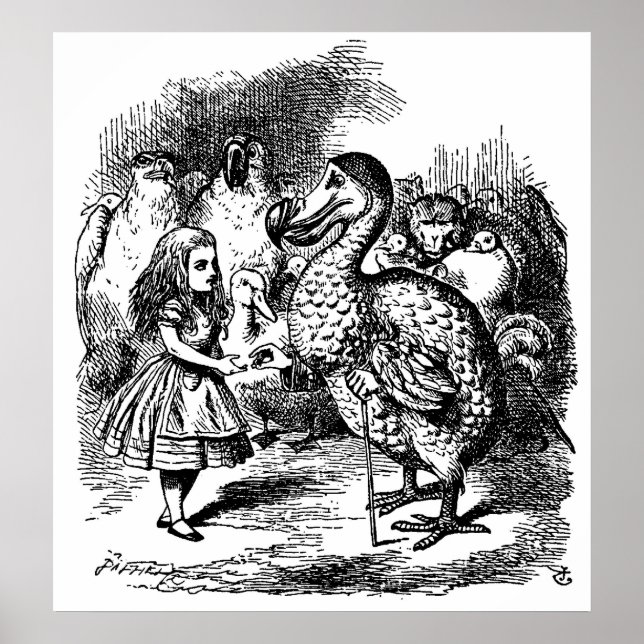 Poster Alice's Adventures in Wonderland Illustration (Devant)