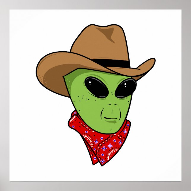 Poster Alien Cowboy (Devant)