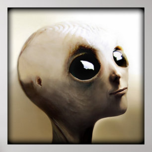 Poster Alien pour enfants