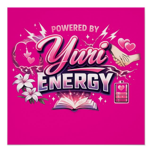 Poster Alimenté par Yuri Energy | Conception d'anime Girl (Devant)