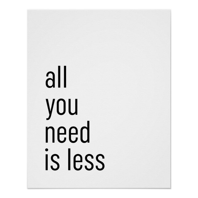 Poster All you need (Devant)