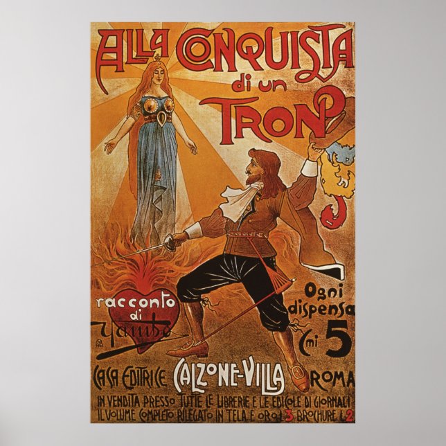 Poster Alla Conquista di un Tron (Devant)