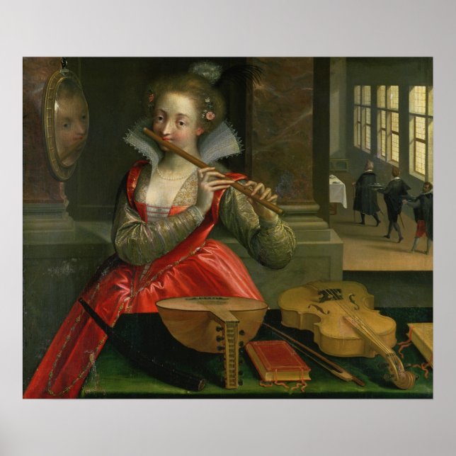 Poster Allégorie de la musique, v. 1600 (Devant)