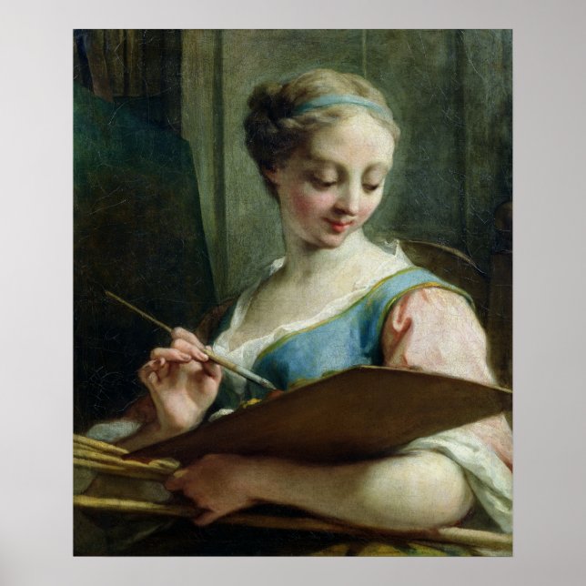 Poster Allégorie de la peinture (Devant)