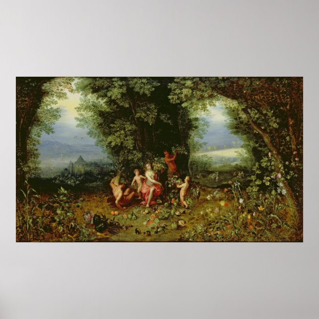 Poster Allégorie de la Terre (Devant)