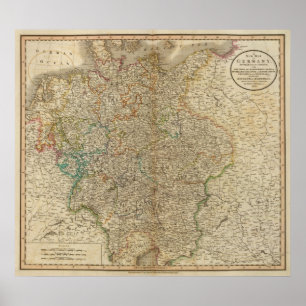 Poster Allemagne, Autriche, Bohême