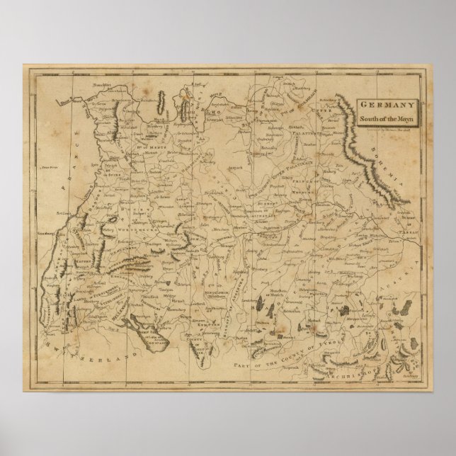 Poster Allemagne sud 2 (Devant)