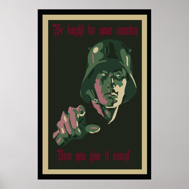 Poster allemand de la manifestation WW1 (Devant)