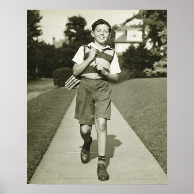 Poster Aller à l'école (Devant)