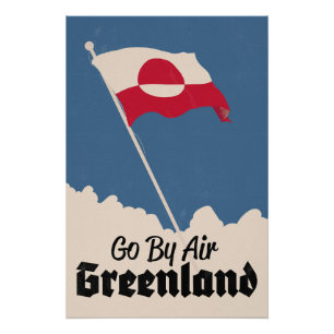 Poster Aller par Air Greenland