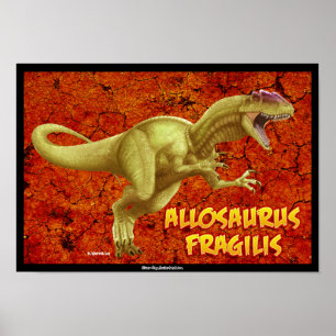 Poster Allosaurus