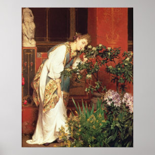 Poster Alma Tadema dans le Peristylum, 1866