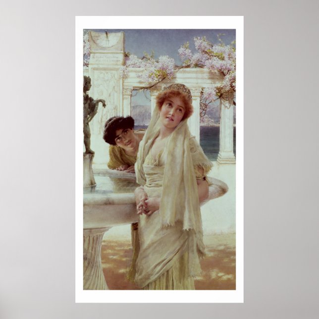 Poster Alma-Tadema | Une différence d'opinion (Devant)
