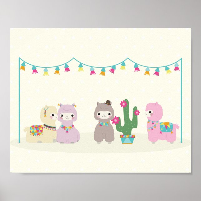 Poster Alpacas (Devant)
