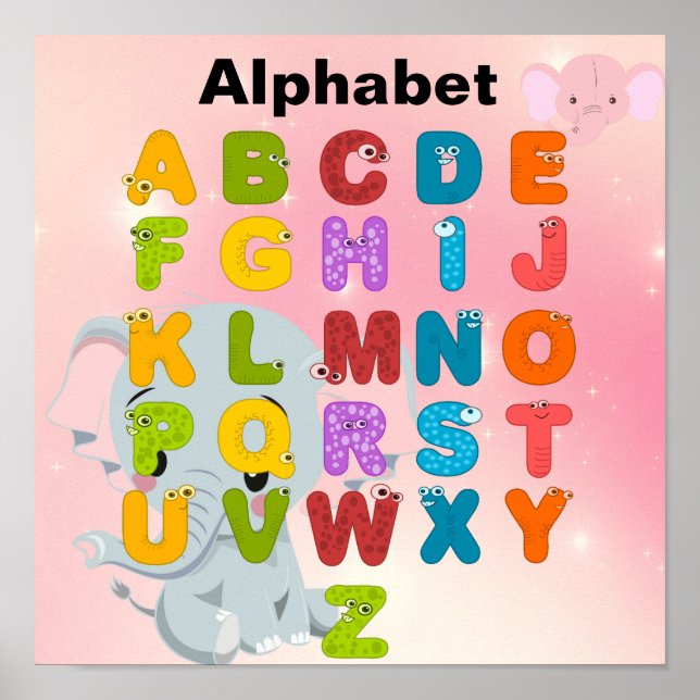 Poster alphabet (Devant)