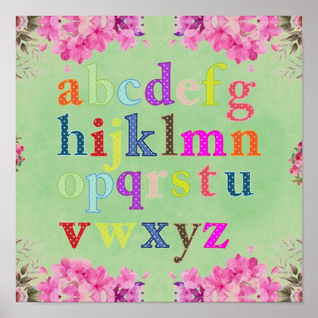 Poster Alphabet (Devant)