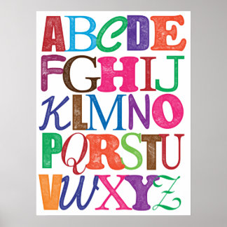 Poster Alphabet