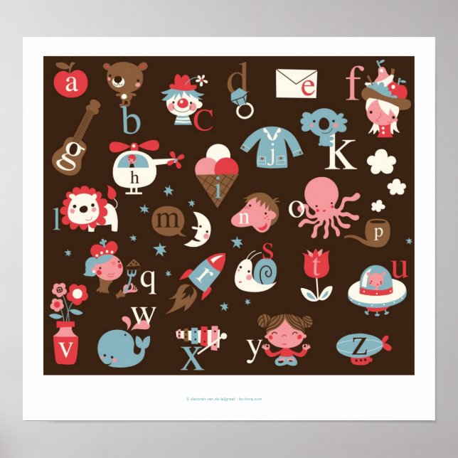 Poster alphabet (Devant)