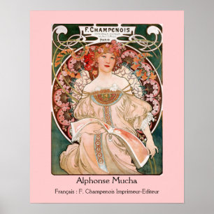 Poster Alphonse Mucha F. Champenois
