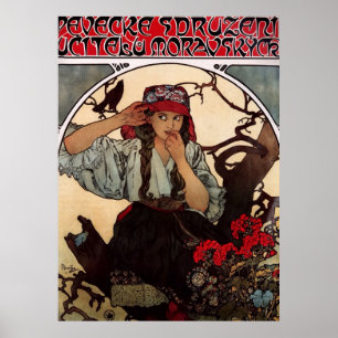 Poster Alphonse Mucha Moravian Teacher's Choir GalleryHD