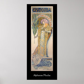 Poster Alphonse Mucha - Sarah Bernhard Peinture