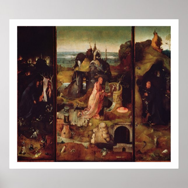 Poster Altarpiece of the Hermits (Devant)