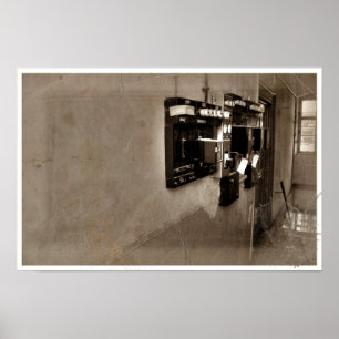 Poster Alter Hausflur