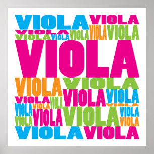 Poster Alto coloré