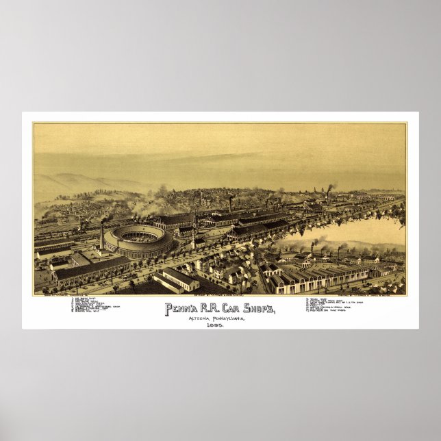 Poster Altoona, Pennsylvanie (Devant)