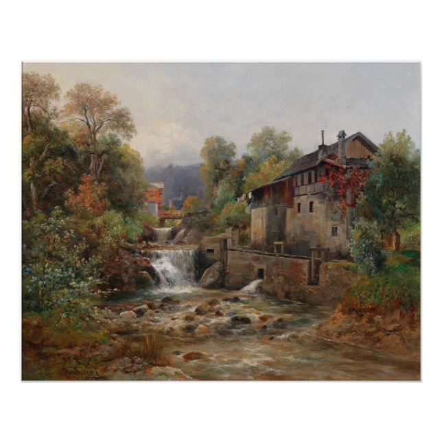 Poster "Am Mühlenbach" (Par le Mill Stream) (Devant)