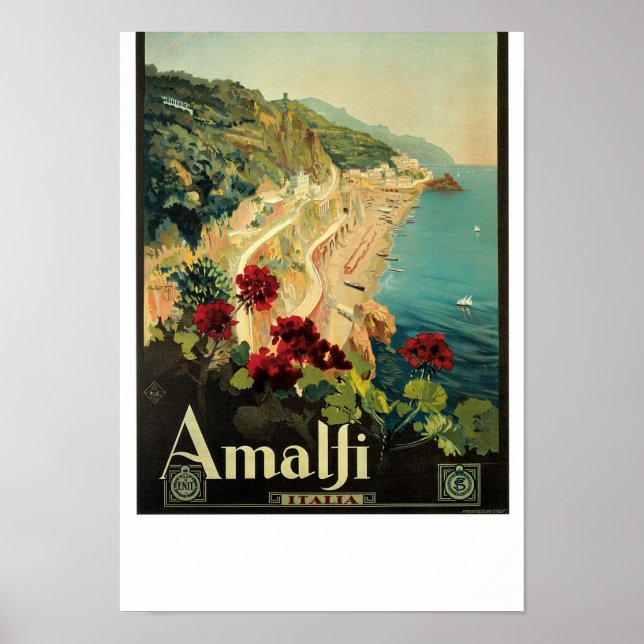 Poster Amalfi (Devant)