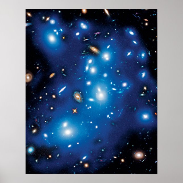 Poster Amas de galaxies Abell 2744 Pandora Photo spatiale (Devant)